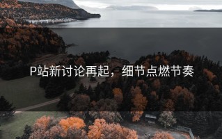 P站新讨论再起，细节点燃节奏